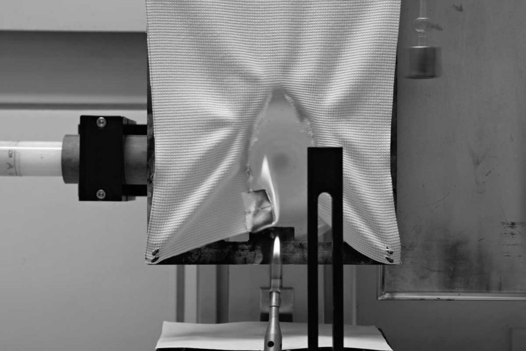 geotextile burning